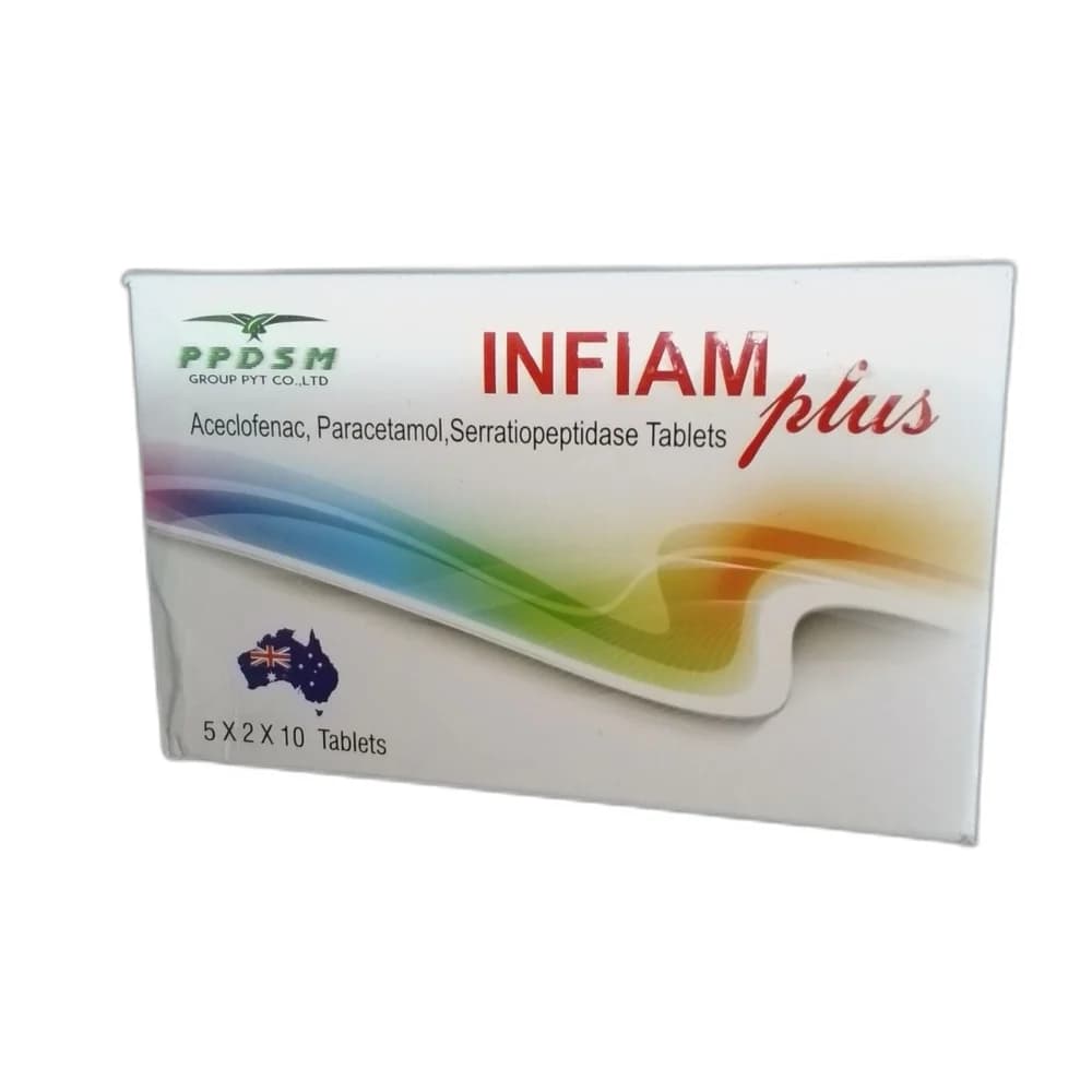 Infiam Plus 100 mg / 500 mg / 15 mg