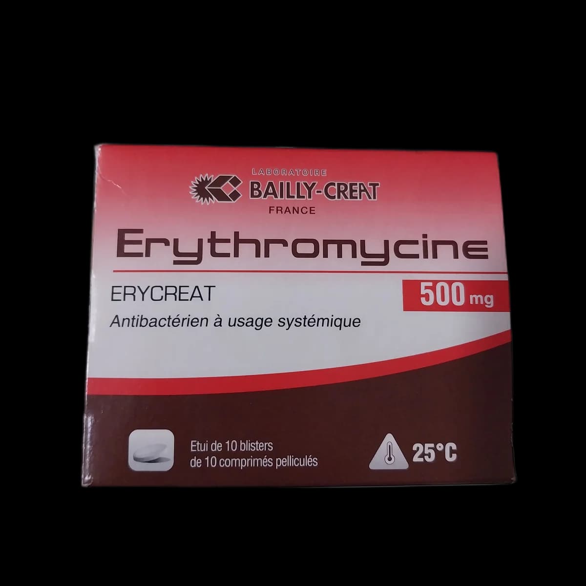 Erythromycine 500mg (Erycreat) 500mg