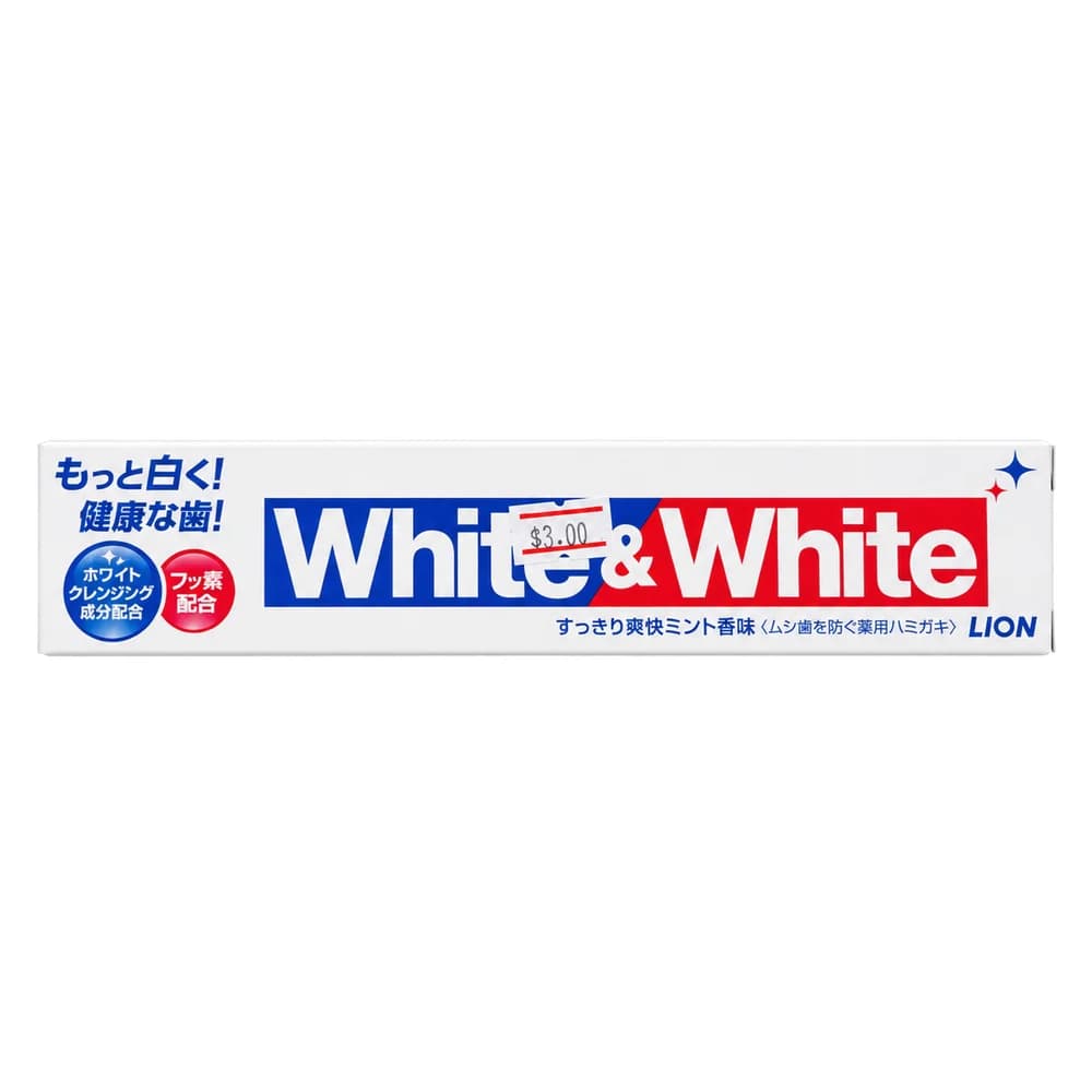Lion White & White Toothpaste