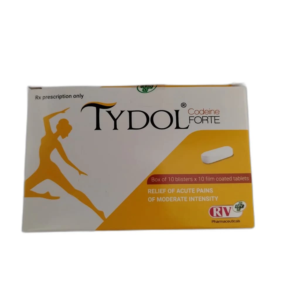 Tydol Codeine Forte Acetaminophen 500mg + Codeine phosphate 30mg