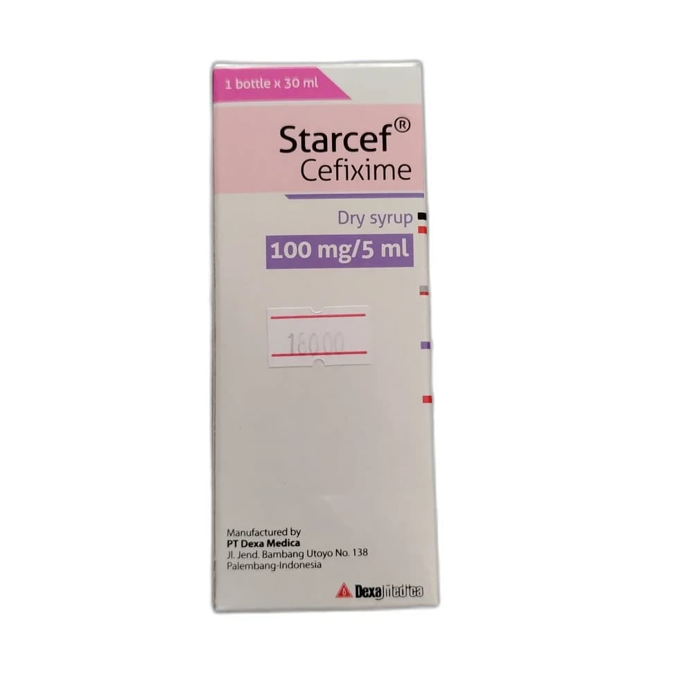 Starcef Cefixime Dry Syrup 100 mg / 5 ml