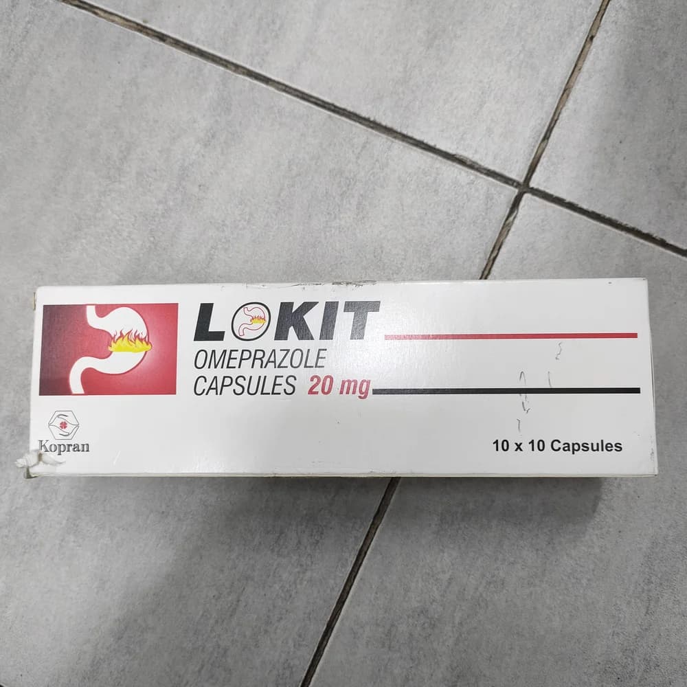 Lokit Omeprazole 20 mg per capsule