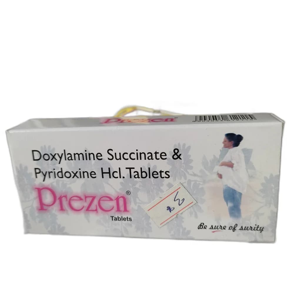 Prezen Doxylamine Succinate 10 mg + Pyridoxine HCl 10 mg