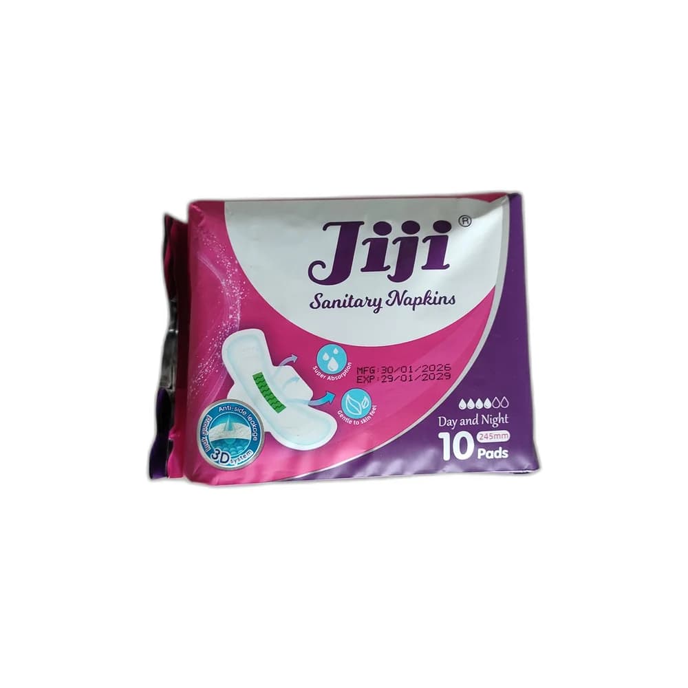 Jiji Sanitary Napkins Day and Night 245 mm