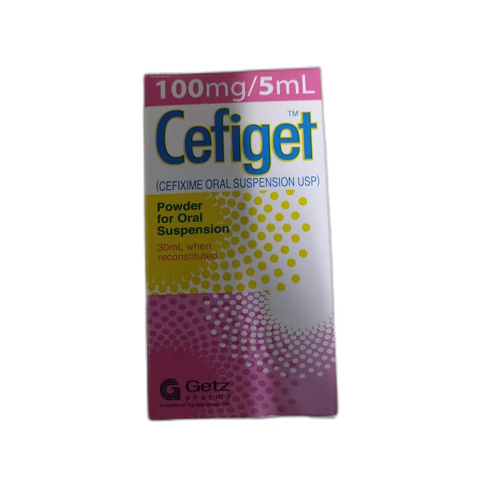 Cefiget 100 mg / 5 ml