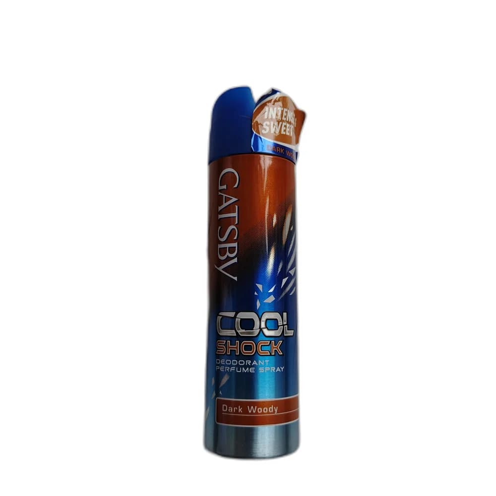 Gatsby Cool Shock Deodorant Perfume Spray (Dark Woody) 175ml 175 ml