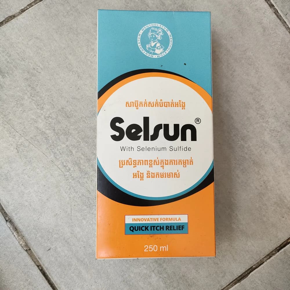 Selsun Anti-Dandruff Shampoo 250 mL 1% Selenium Sulfide