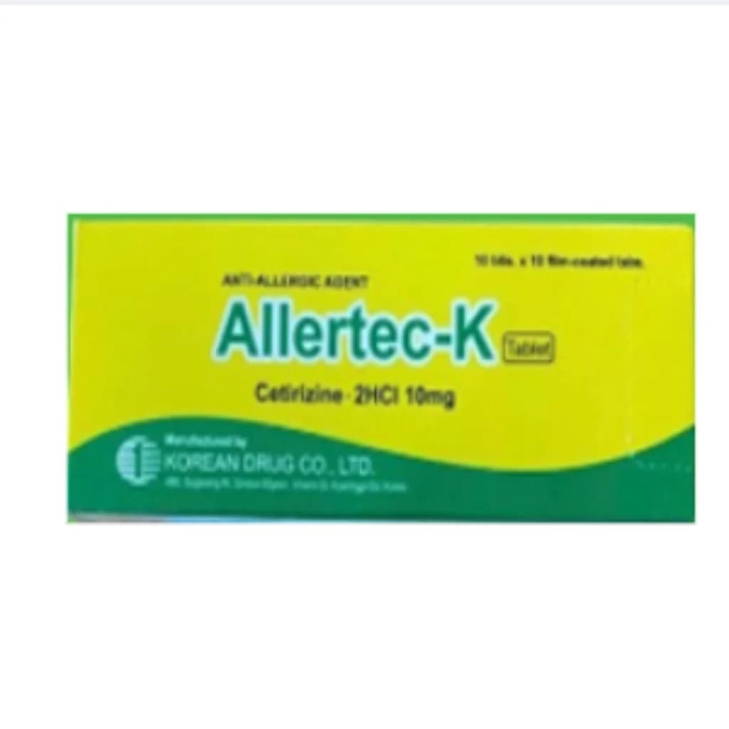 Allertec-K 10mg = CTZ 10mg (Cetirizine) 10mg = CTZ 10mg