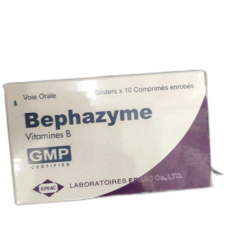 Bephazyme Vitamin B1 10 mg / B2 2 mg / B6 5 mg / B5 5 mg / PP 10 mg