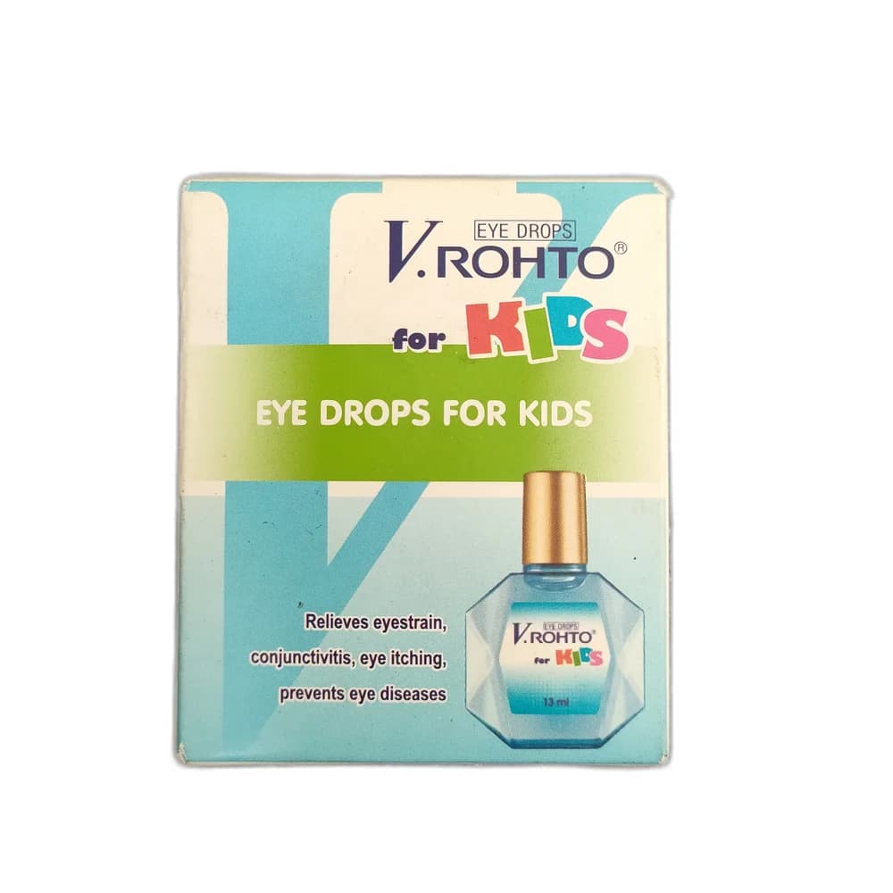 V.Rohto for Kids Eye Drops 13 mL (Aminoethylsulfonic Acid 130 mg, Aminocaproic Acid 130 mg, Chlorpheniramine Maleate 1.3 mg, Potassium L-Aspartate 26 mg)