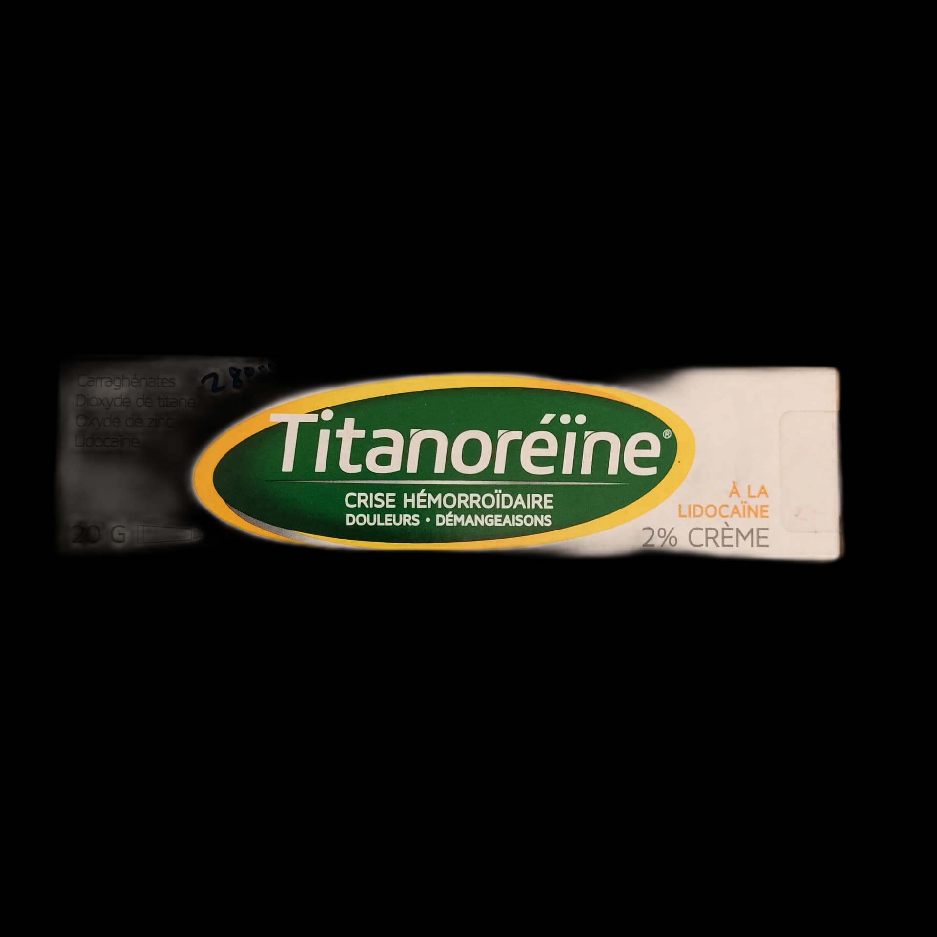 Titanoreine a la Lidocaine 2% Creme 2%