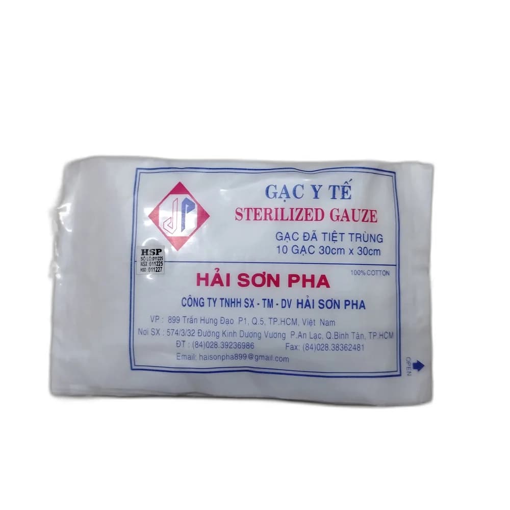 Hải Sơn Pha Sterilized Gauze 30 cm x 30 cm