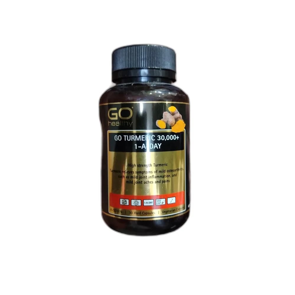 GO Healthy GO Turmeric 30,000+ 1-A-Day 30,000 mg fresh-equivalent