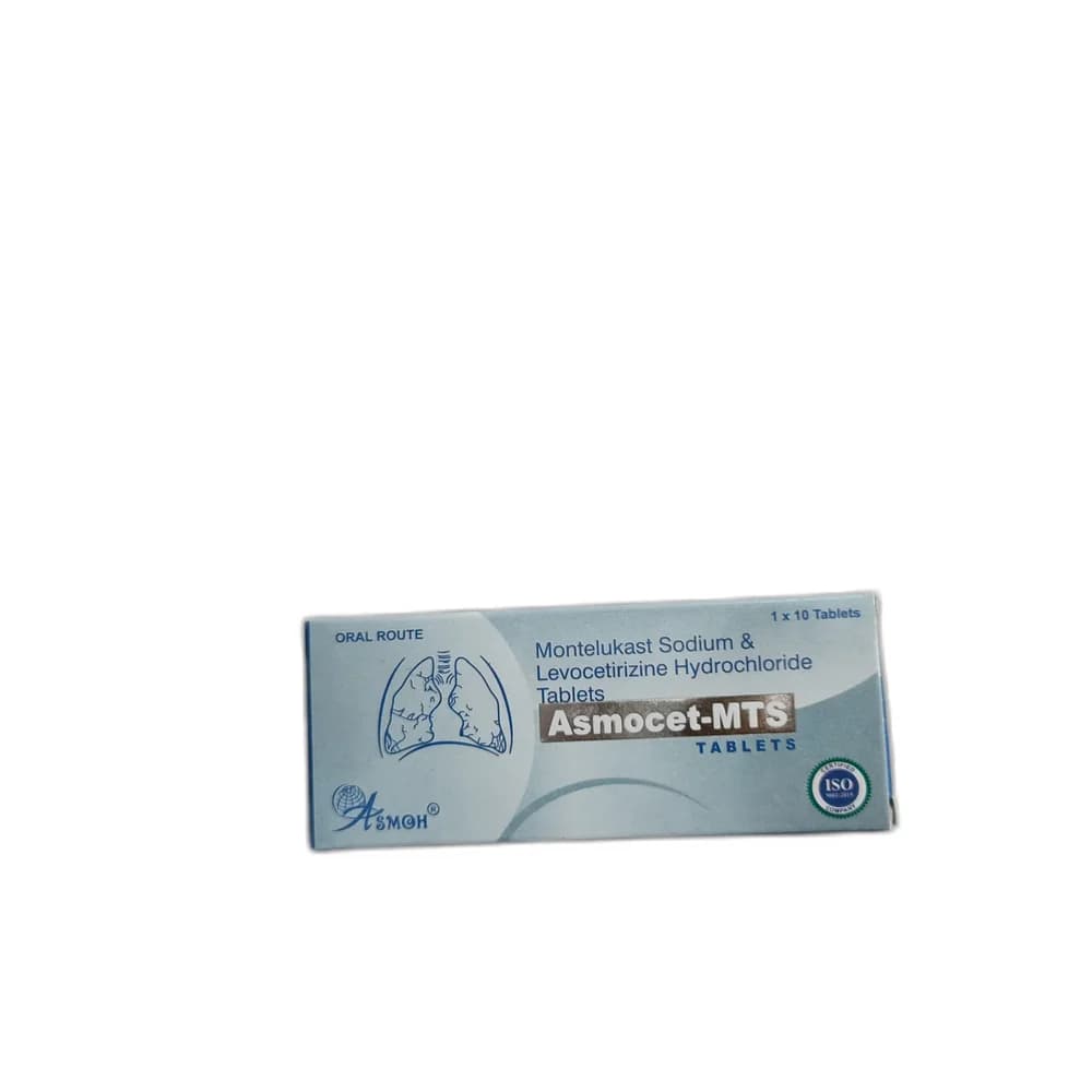 Asmocet-MTS Montelukast 10mg + Levocetirizine 5mg