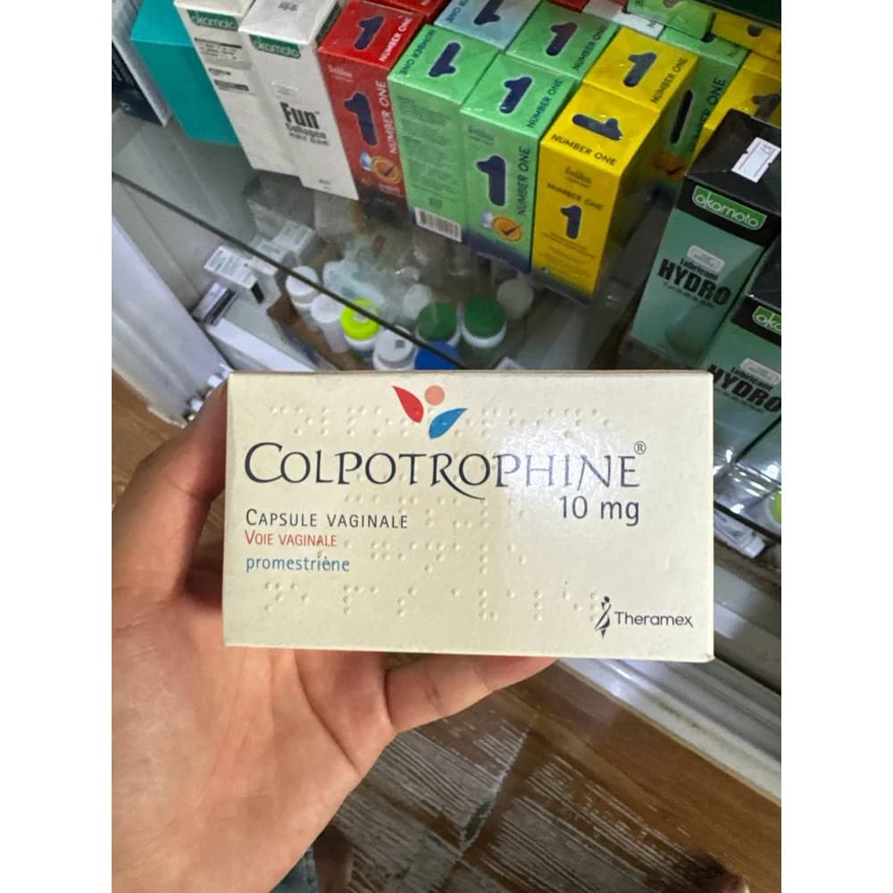 Colpotrophine Promestriene 10 mg vaginal capsule