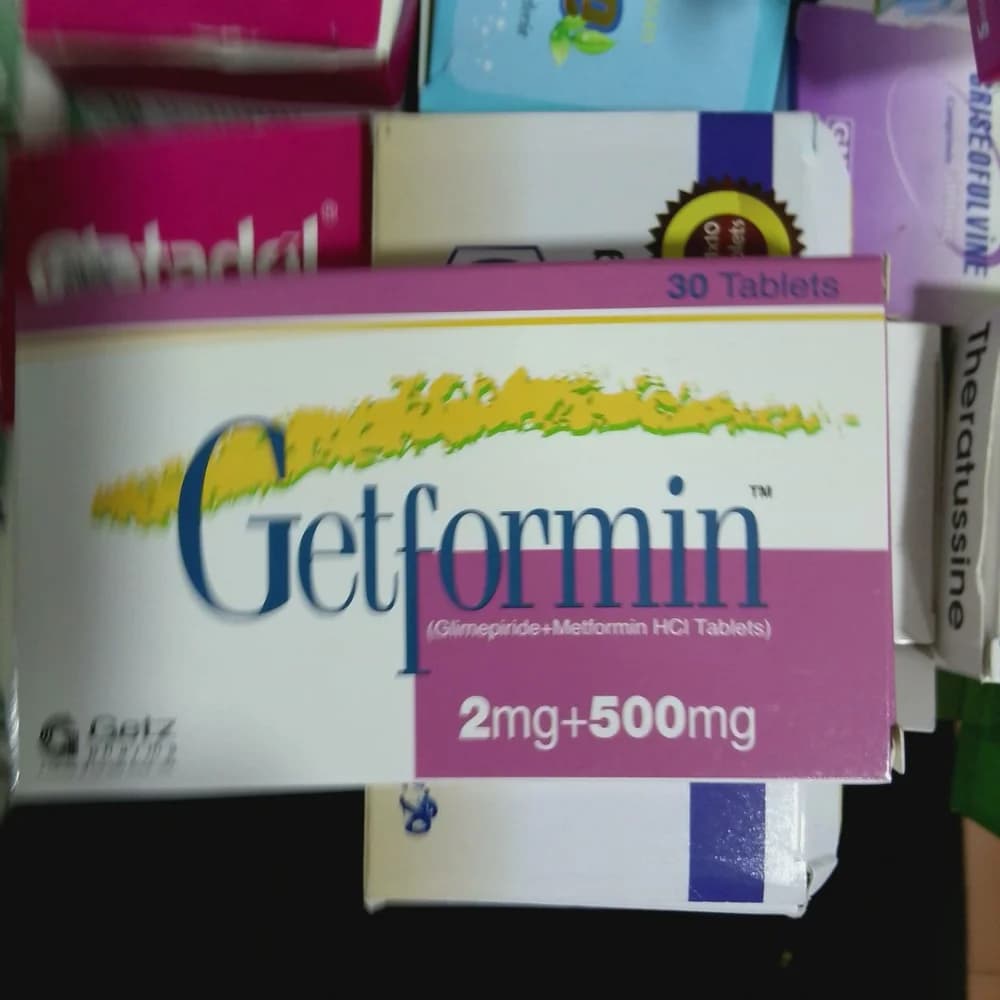 Getformin 2 mg / 500 mg film-coated tablets