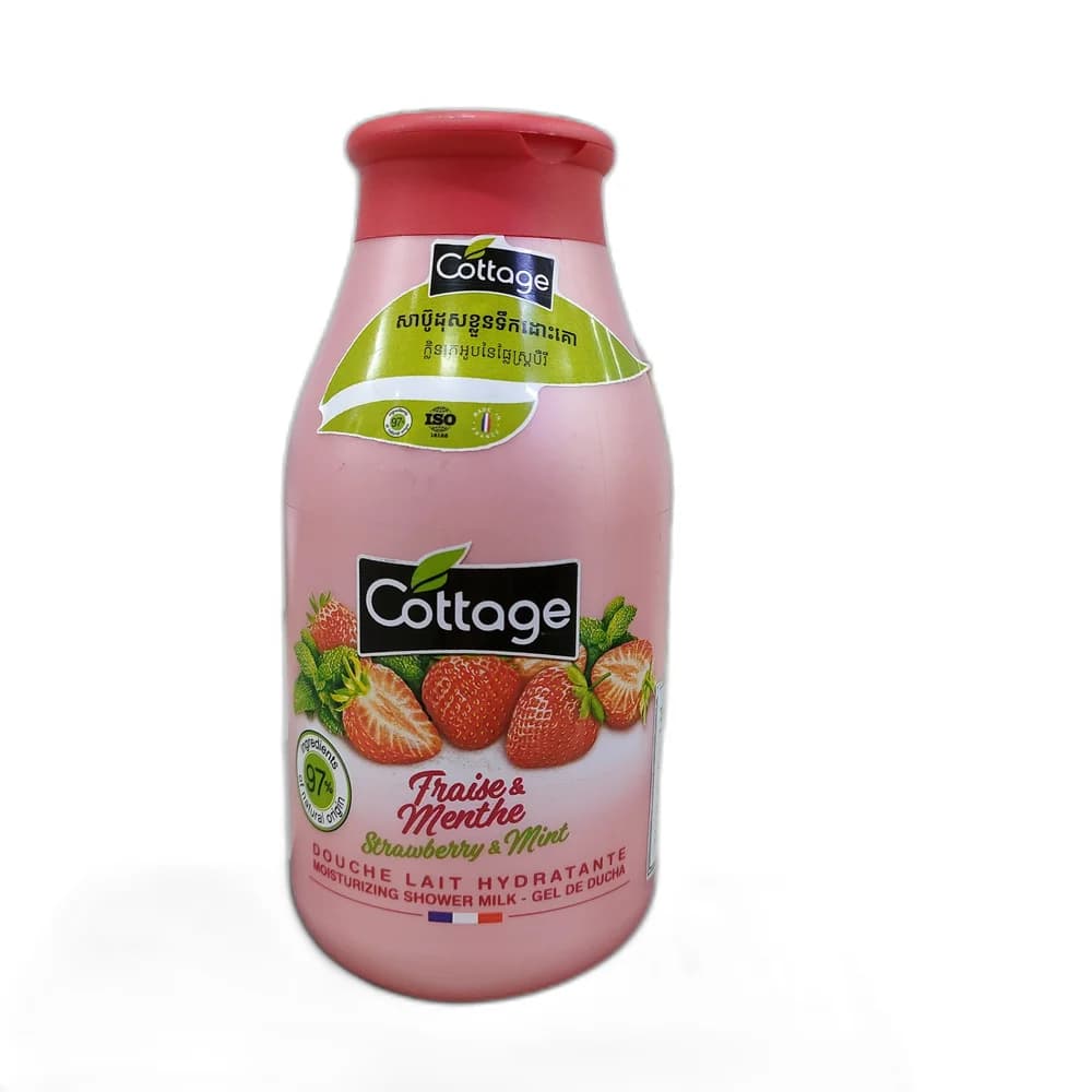 Cottage Strawberry & Mint Moisturizing Shower Milk 250 ml