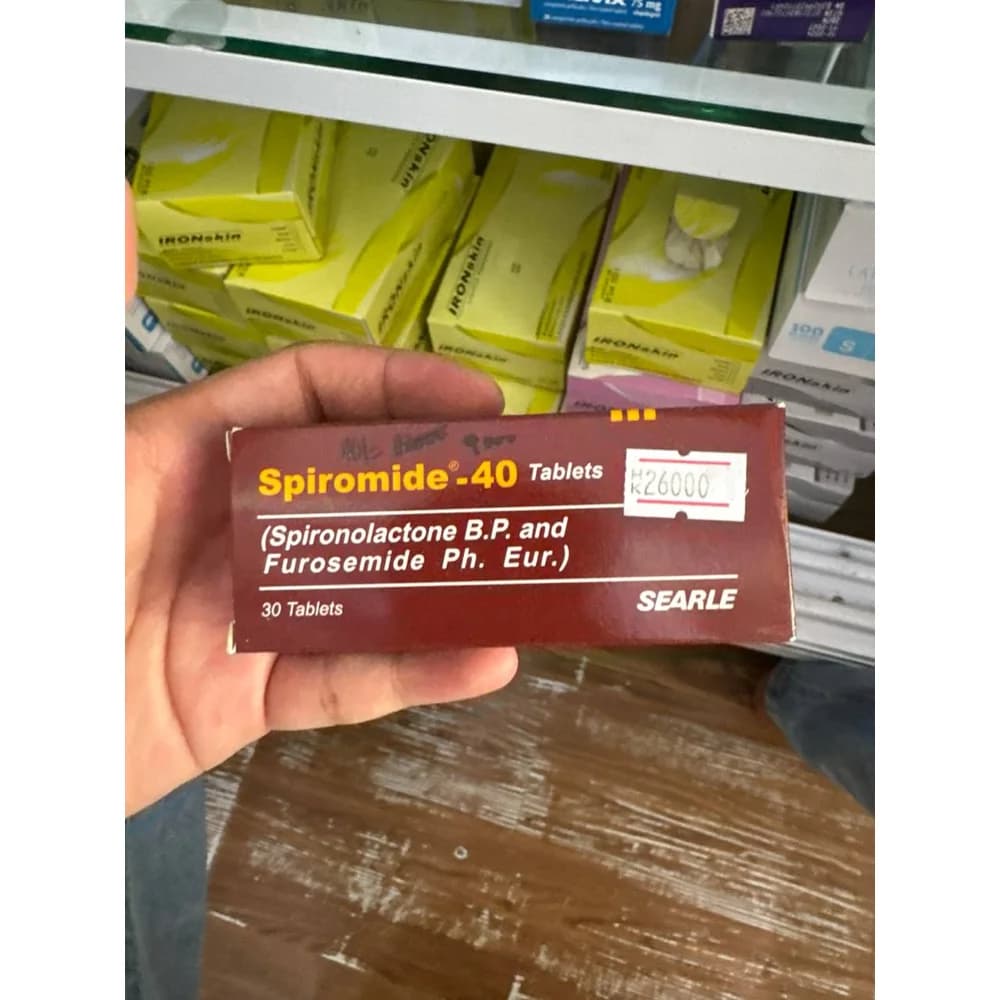 Spiromide-40 Spironolactone 50 mg and furosemide 40 mg, 30 tablets