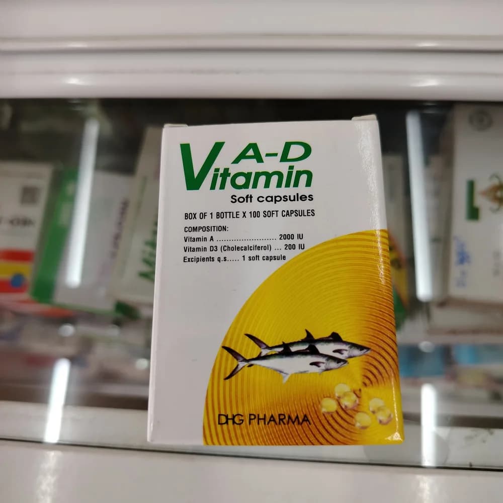 V-A-D Vitamin Vitamin A 2,000 IU + vitamin D3 200 IU per soft capsule