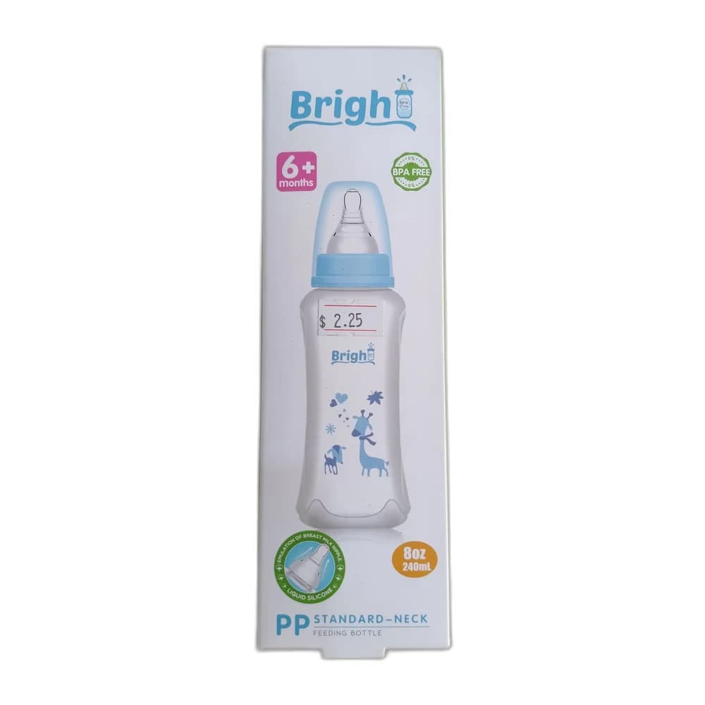Bright PP Standard-Neck Feeding Bottle 8 oz / 240 mL