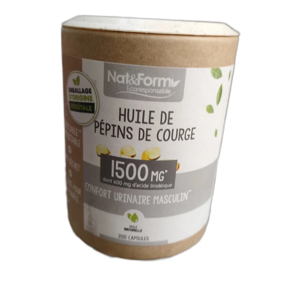 Huile de Pépins de Courge 1500 mg