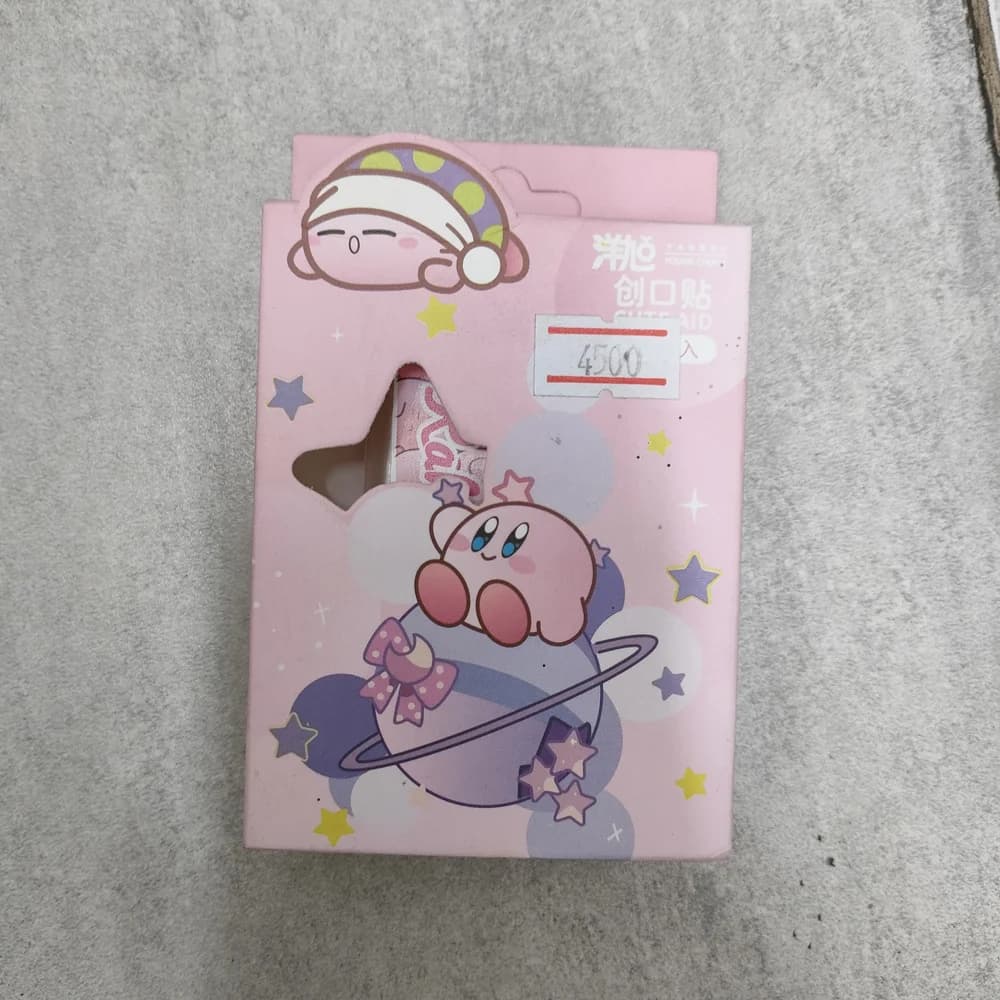 Cute Aid Kirby Adhesive Bandages Cute cartoon adhesive bandages, multi-pack
