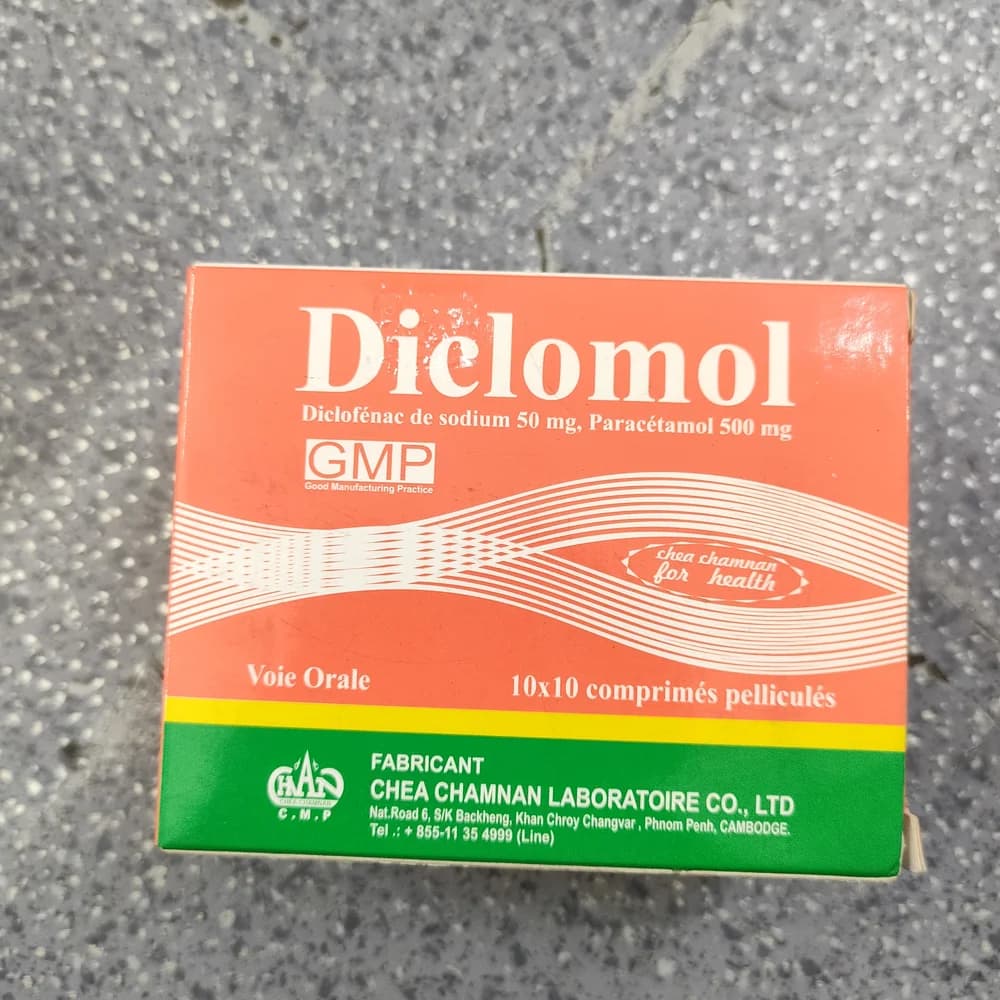 Diclomol 50 mg / 500 mg