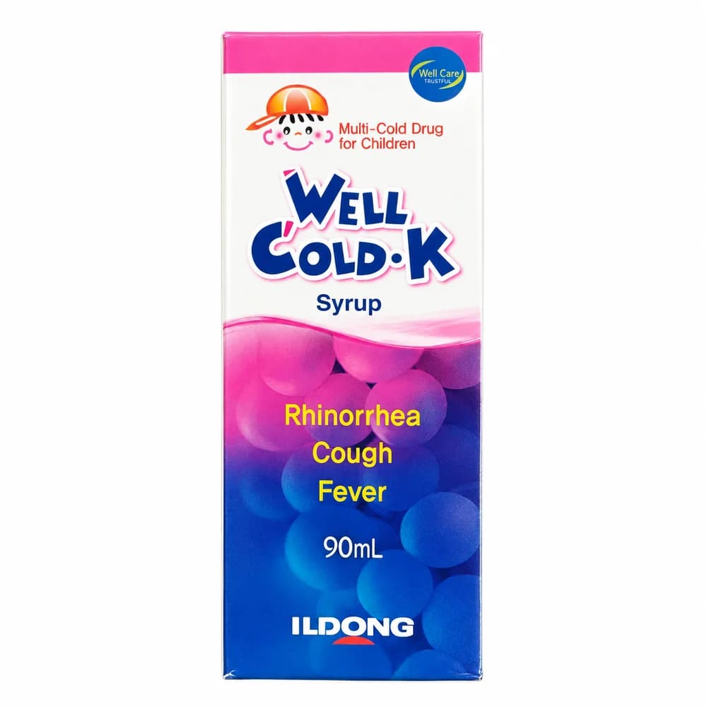 Well Cold-K 50 mg / 0.415 mg / 3.33 mg / 4.165 mg / 4.165 mg per 5 mL