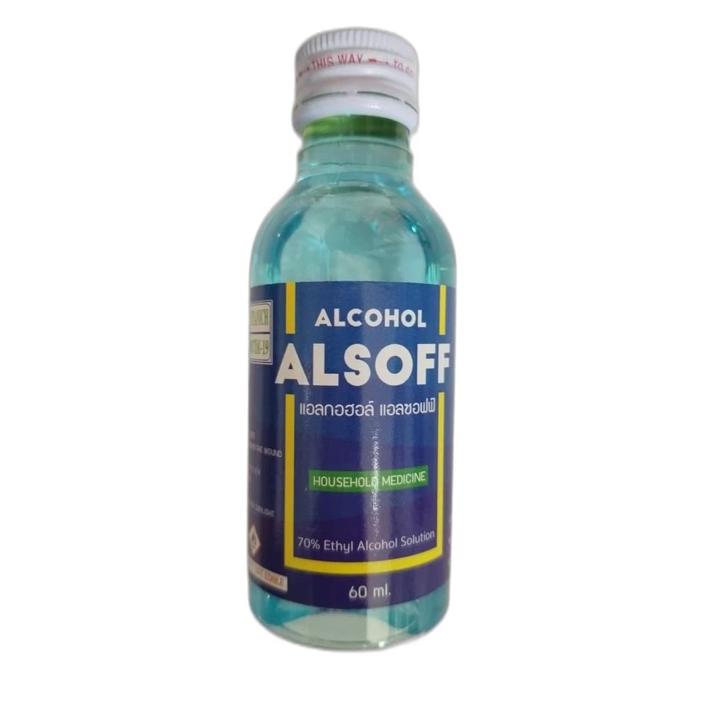 Alcohol Alsoff 70% ethyl alcohol solution
