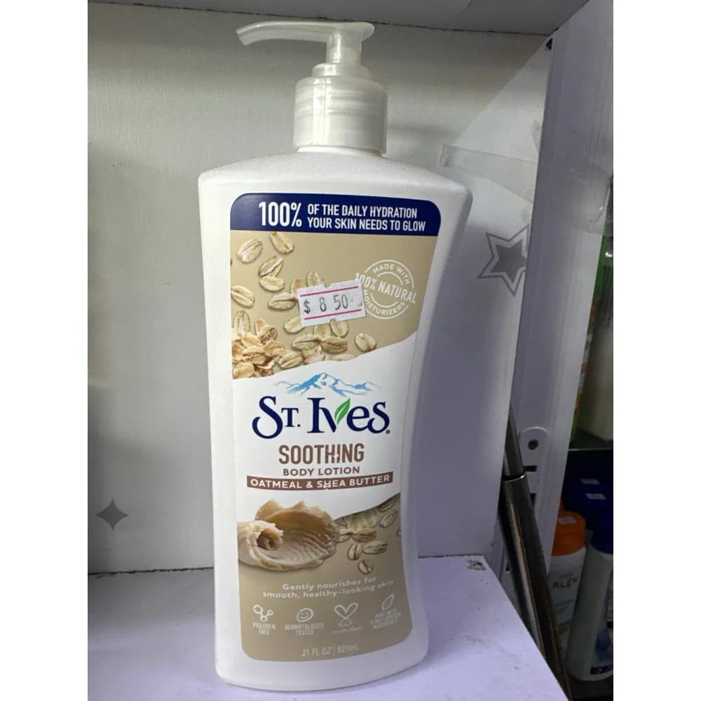 St. Ives Soothing body lotion with oatmeal and shea butter, 621 mL