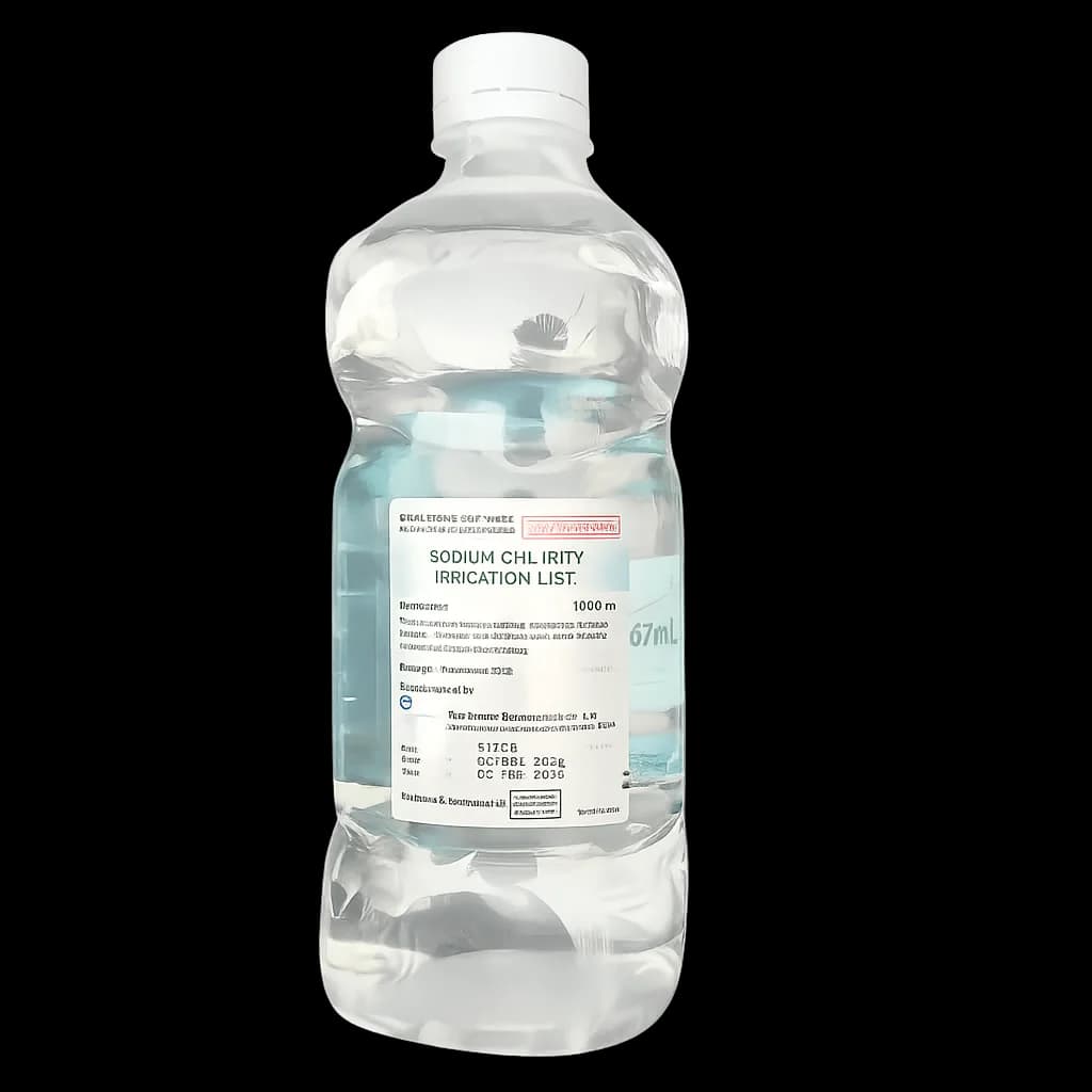 Sodium Chloride Irrigation U.S.P. 0.9% w/v, 1,000 mL