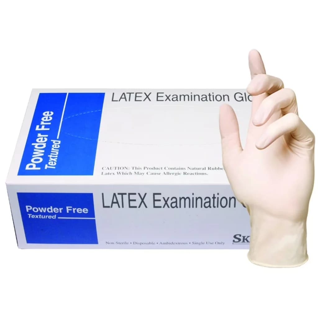 SkinG Latex Examination Gloves Large