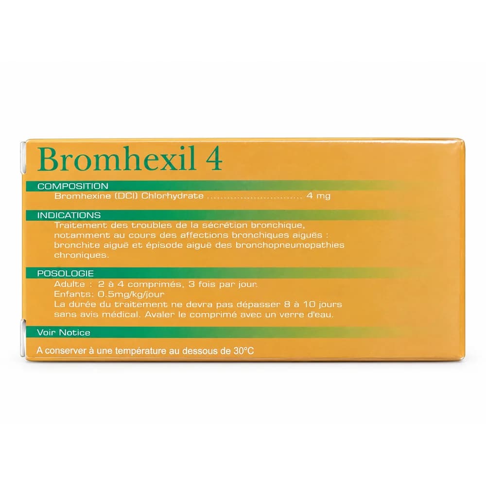 Bromhexil 4 Bromhexine hydrochloride 4 mg