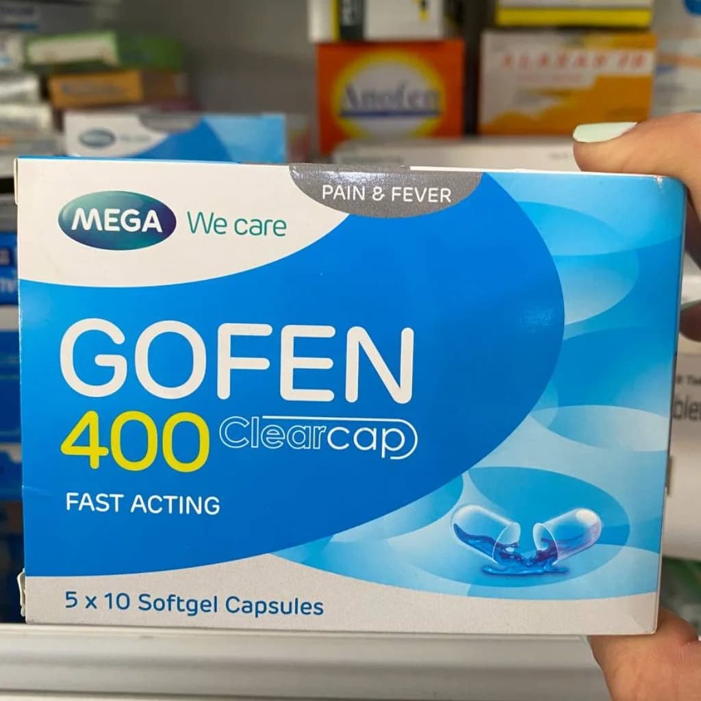 GOFEN 400 Clearcap Ibuprofen 400 mg