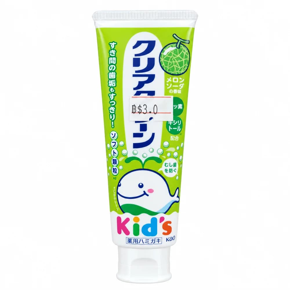 Kao Clear Clean Kids Melon Soda Flavor Toothpaste