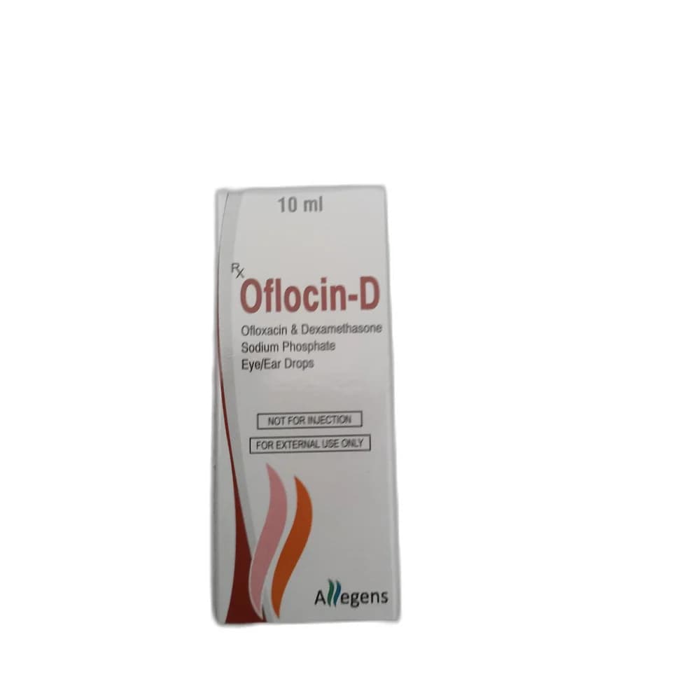Oflocin-D Ofloxacin 3 mg/mL (0.3%) / Dexamethasone Sodium Phosphate 0.5 mg/mL