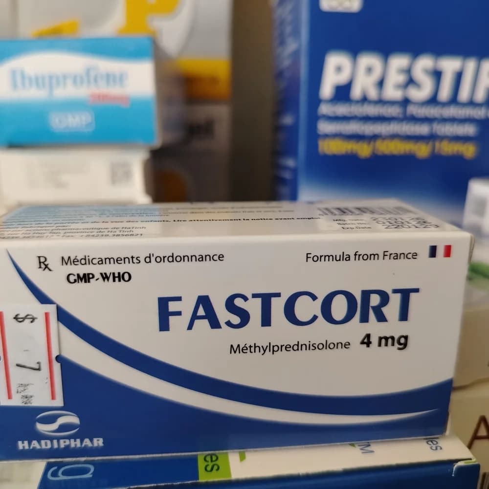 Fastcort Methylprednisolone 4 mg per tablet