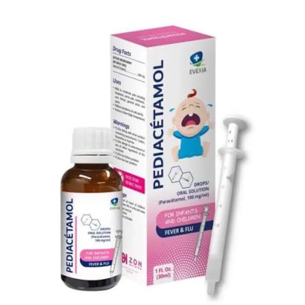 Pediacetamol 100 mg / ml