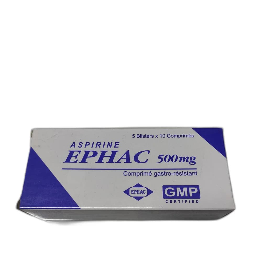 Aspirine Ephac 500 mg