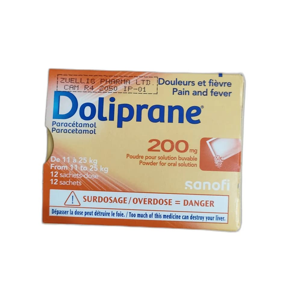 Doliprane 200 mg