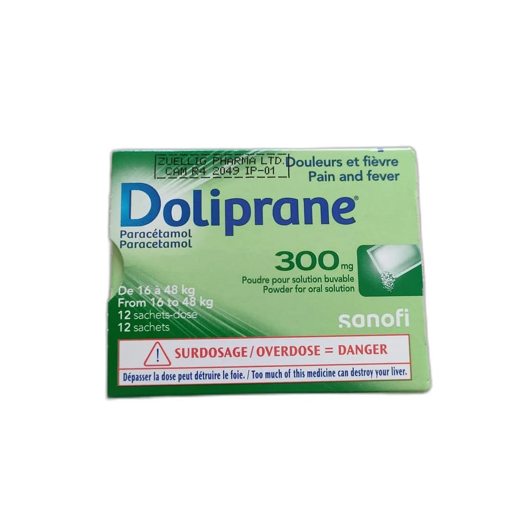 Doliprane 300 mg Powder for Oral Solution 300 mg