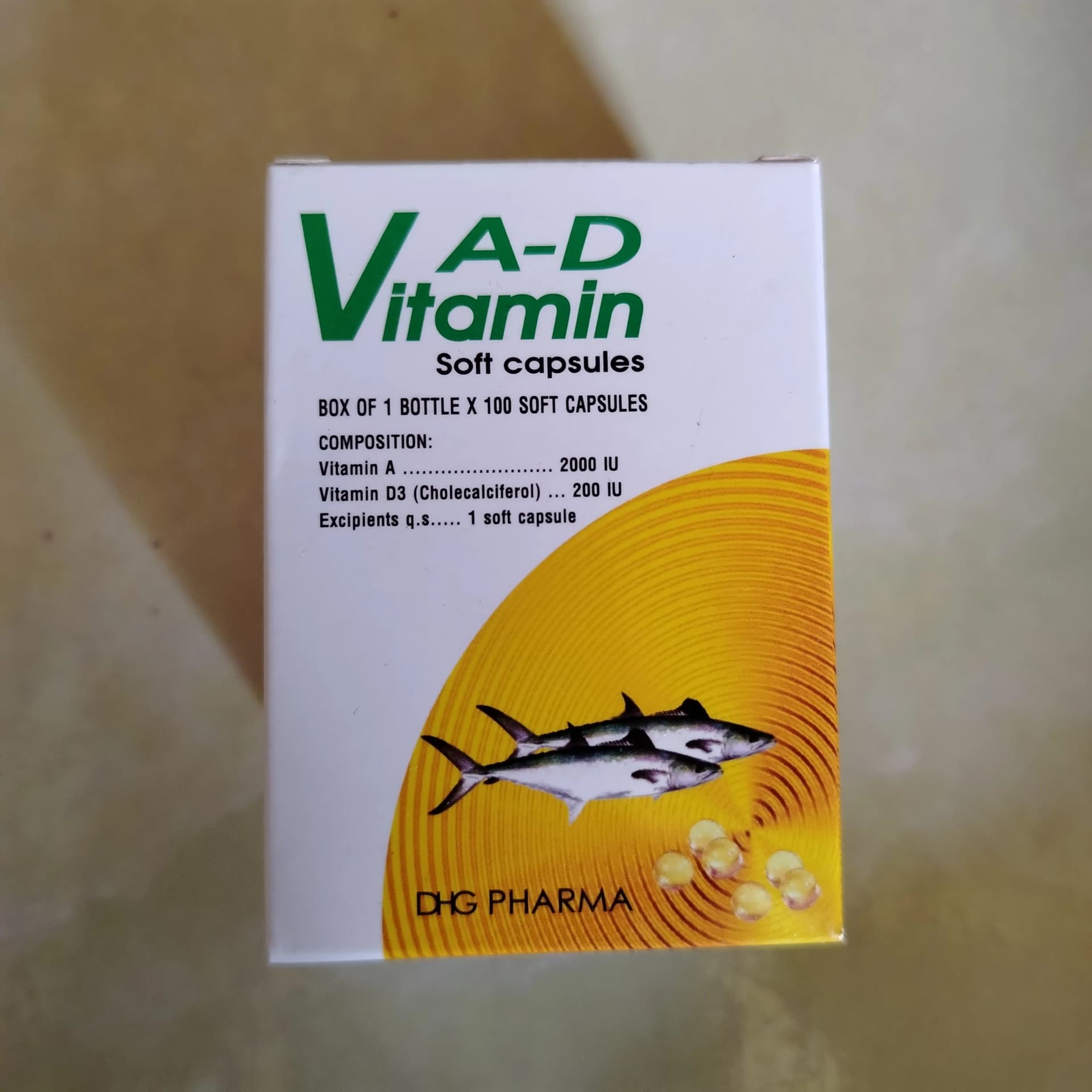 A-D Vitamin Vitamin A 2000 IU / Vitamin D3 200 IU