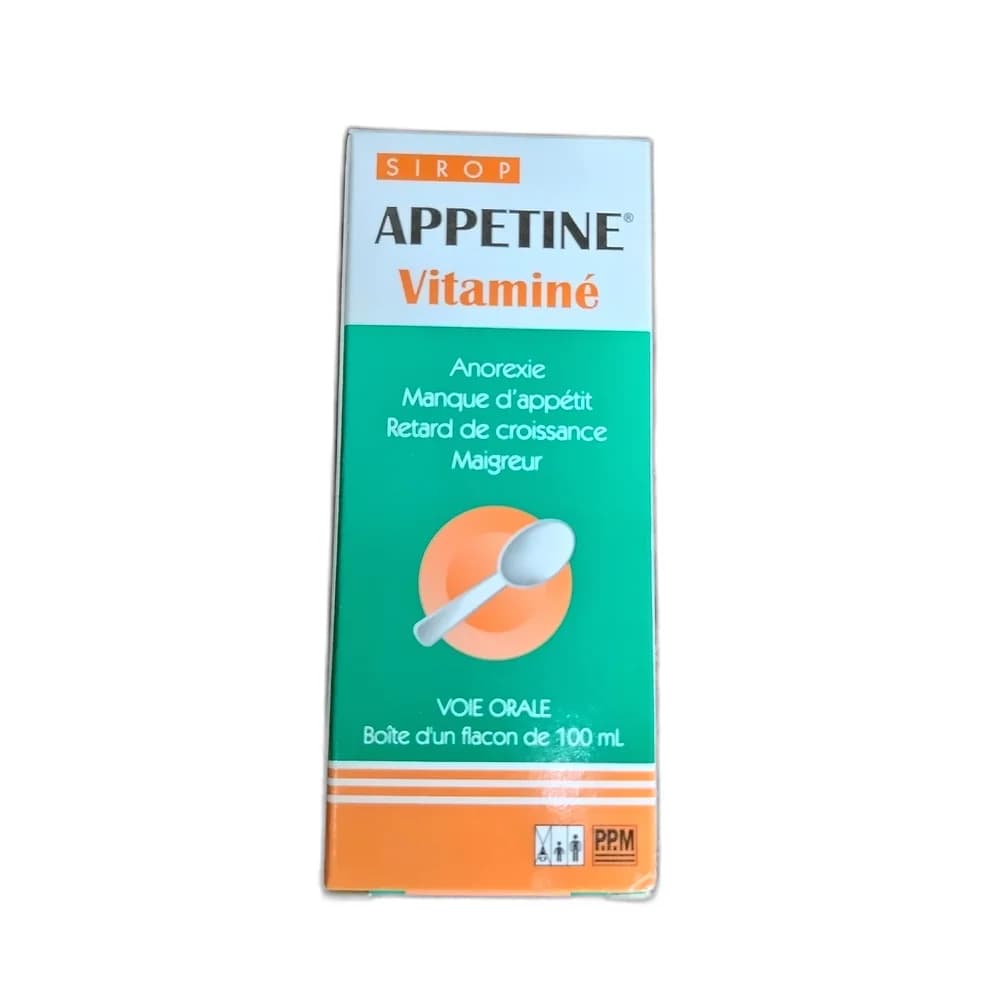 Appetine Vitaminé Cyproheptadine 2 mg + L-Lysine 150 mg + B-vitamins / 5 ml