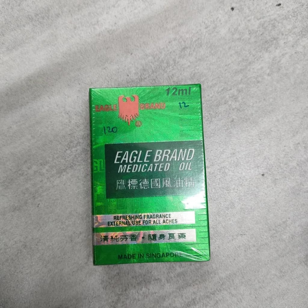 Eagle Brand Medicated Oil 12ml Topical medicated oil, 12 ml bottle