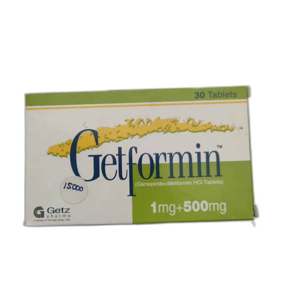 Getformin 1 mg / 500 mg
