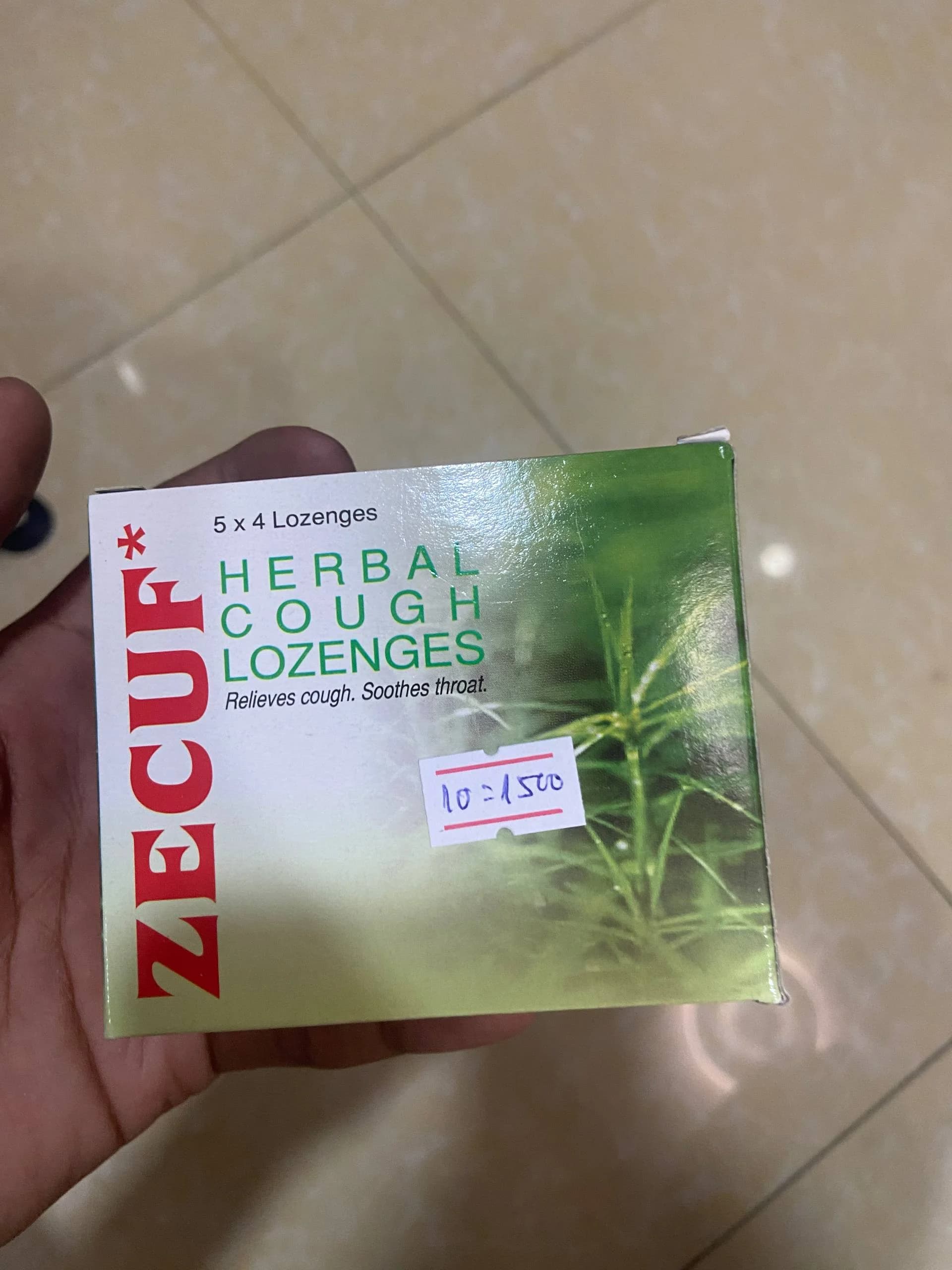 ZECUF Herbal Cough Lozenges