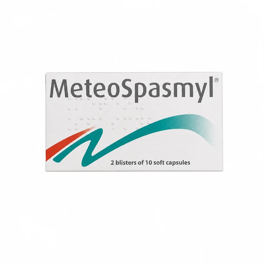 MeteoSpasmyl Alverine citrate 60 mg + simeticone 300 mg per soft capsule
