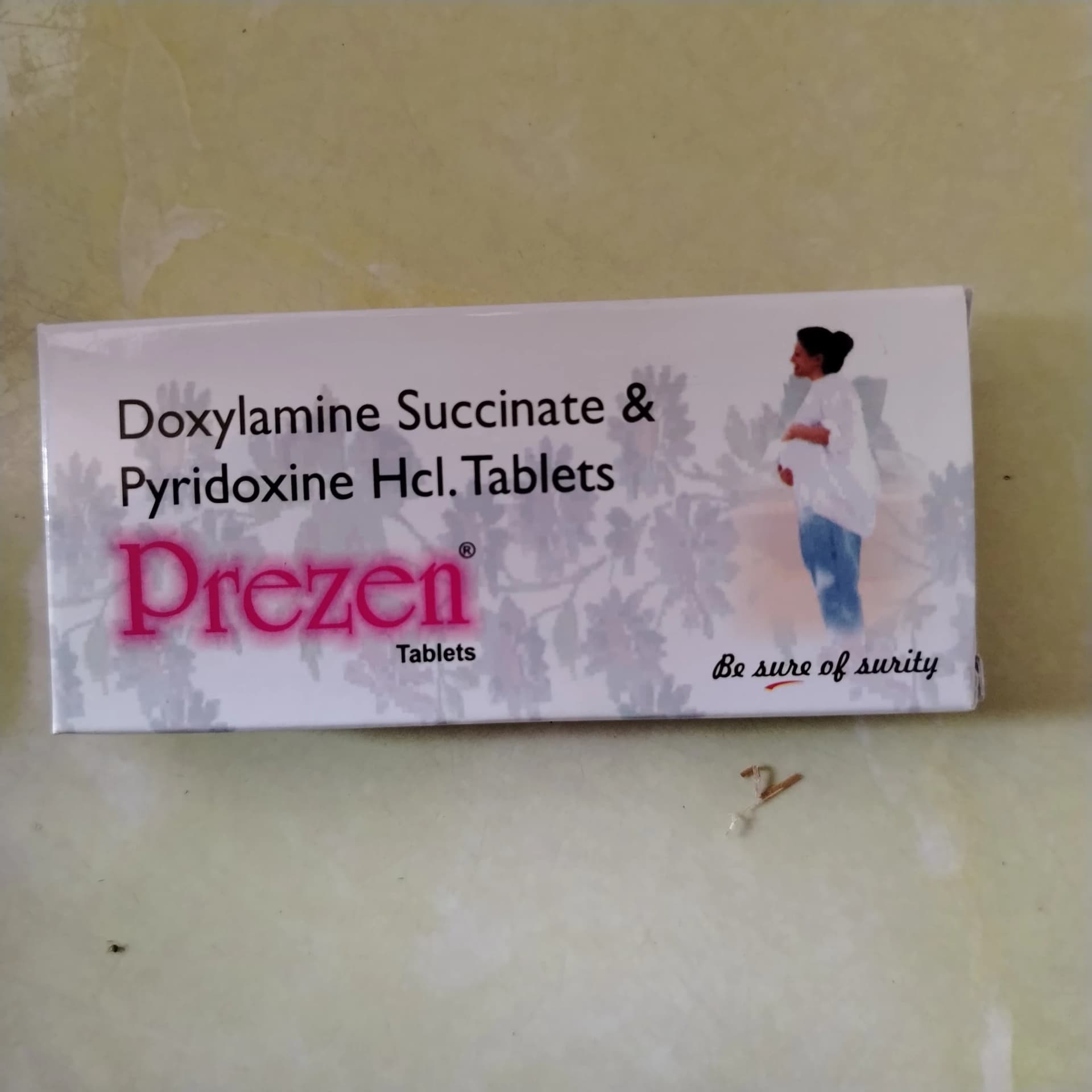Prezen Doxylamine Succinate 10 mg / Pyridoxine HCl 10 mg