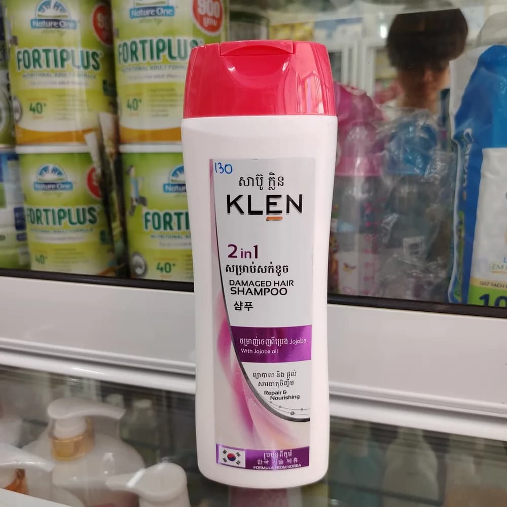 KLEN 2 in 1 Damaged Hair Shampoo With Jojoba Oil