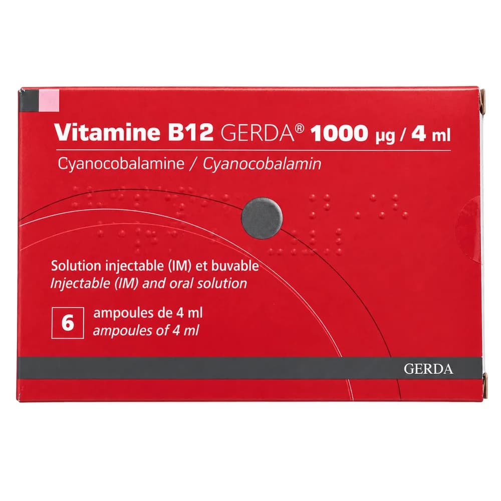 Vitamine B12 Gerda 1000 mcg / 4 mL